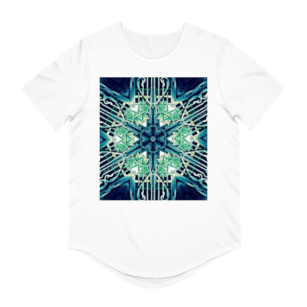 Thumbnail: Deco Patina Ironwork Men's Jersey Curved Hem Tee