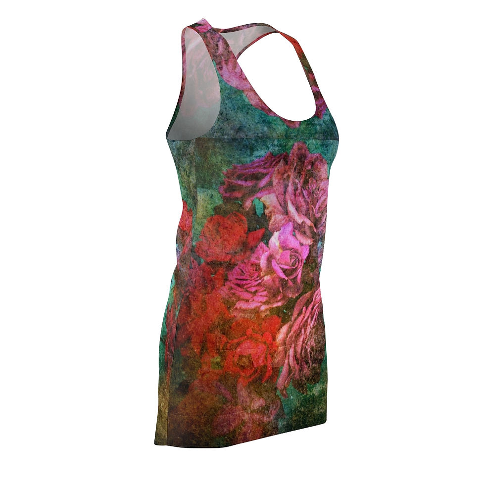 Thumbnail: Rose Women's Cut & Sew Racerback Dress (6 variants)