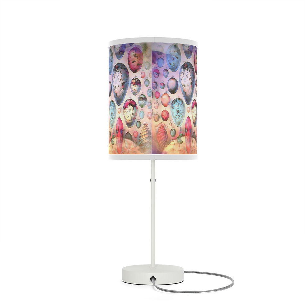 Thumbnail: Pastel Bird Eggs Lamp on a Stand, US|CA plug