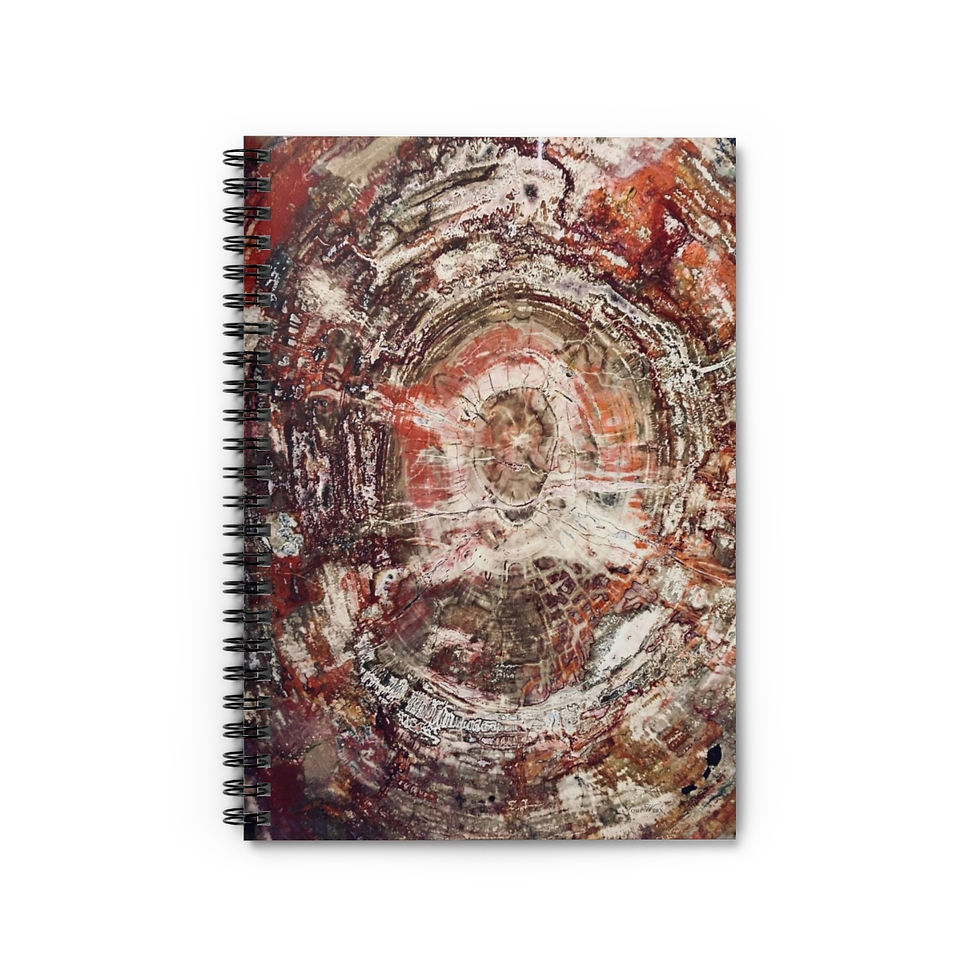 Thumbnail: Fossilized Tree Stump Spiral Notebook - Ruled Line