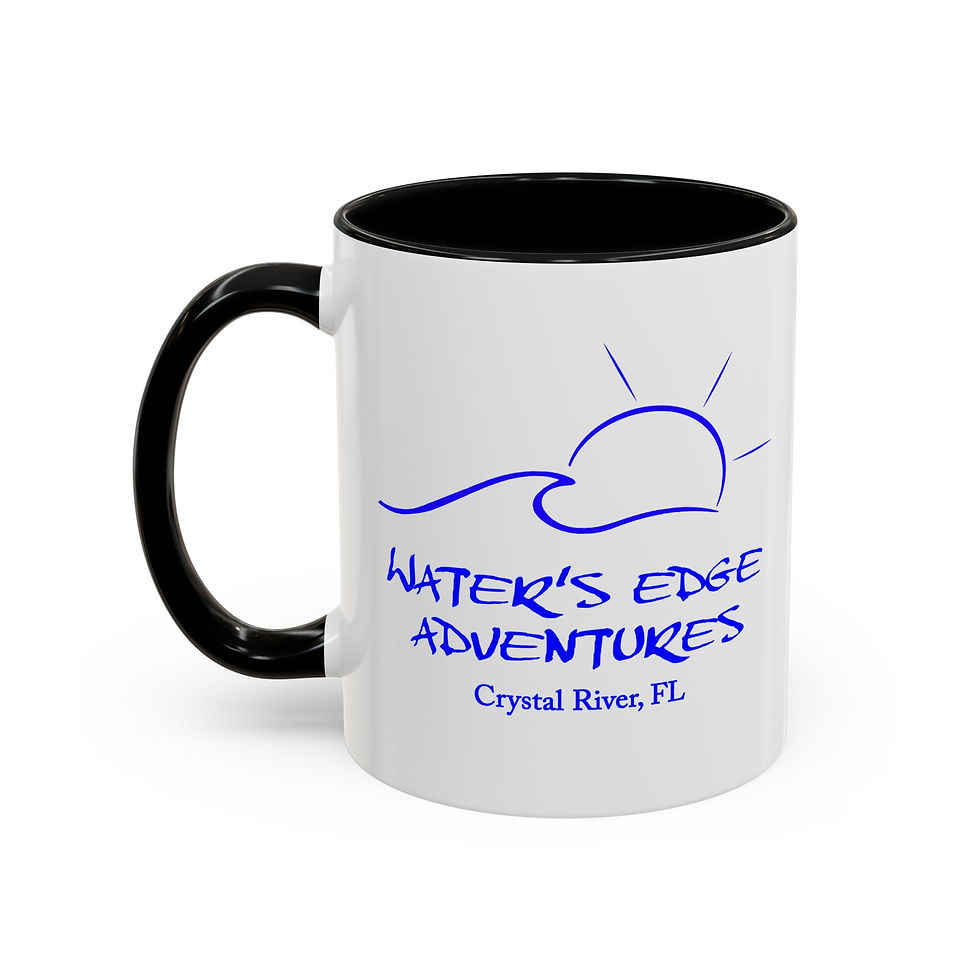Thumbnail: Double sided logo Water's Edge Adventures Coffee Mug - 11oz 15oz 