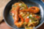 Prawn linguine