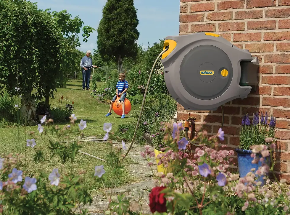 Thumbnail: Hozelock Auto Reel Retractable Hose System (40m Hose)