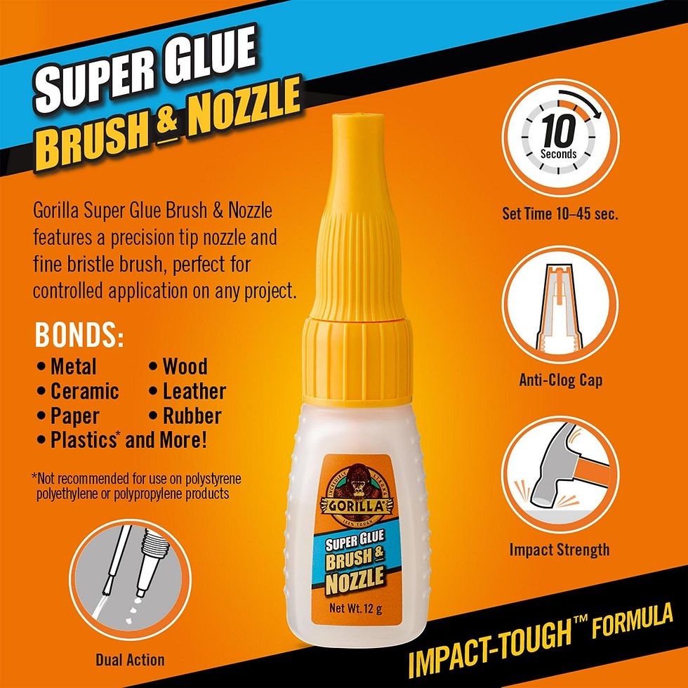 Thumbnail: Gorilla Superglue 12gm Brush & Nozzle