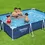 Thumbnail: Bestway Steel Pro Rectangle Above Ground Pool – 9.10ft x 6.7ft x 26in (Navy Blue