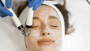 Client having an ultra visage face lift facial