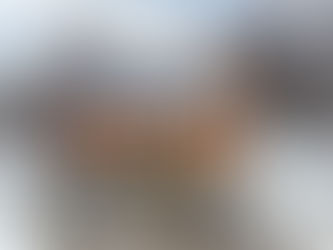 Dom z bali w zimowej sceneri