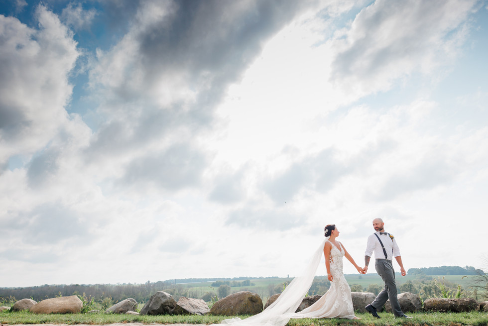 Vast Skyline at the Overlook wedding venue on Zedland Farm