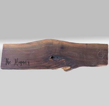 Board with Name Engraved