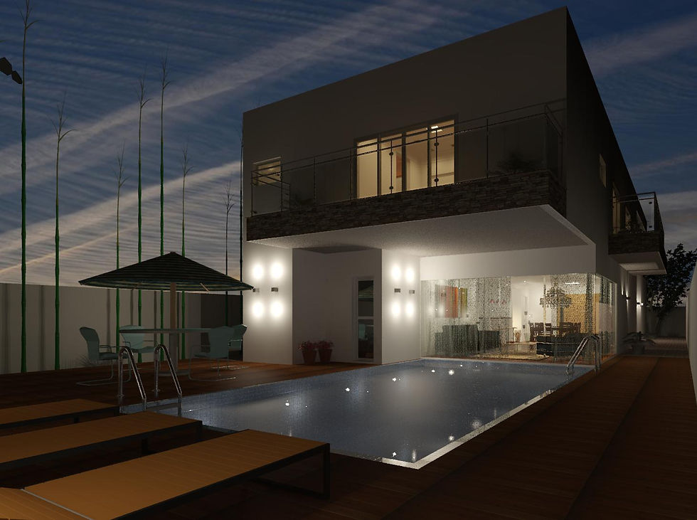 Perspectiva Área Piscina