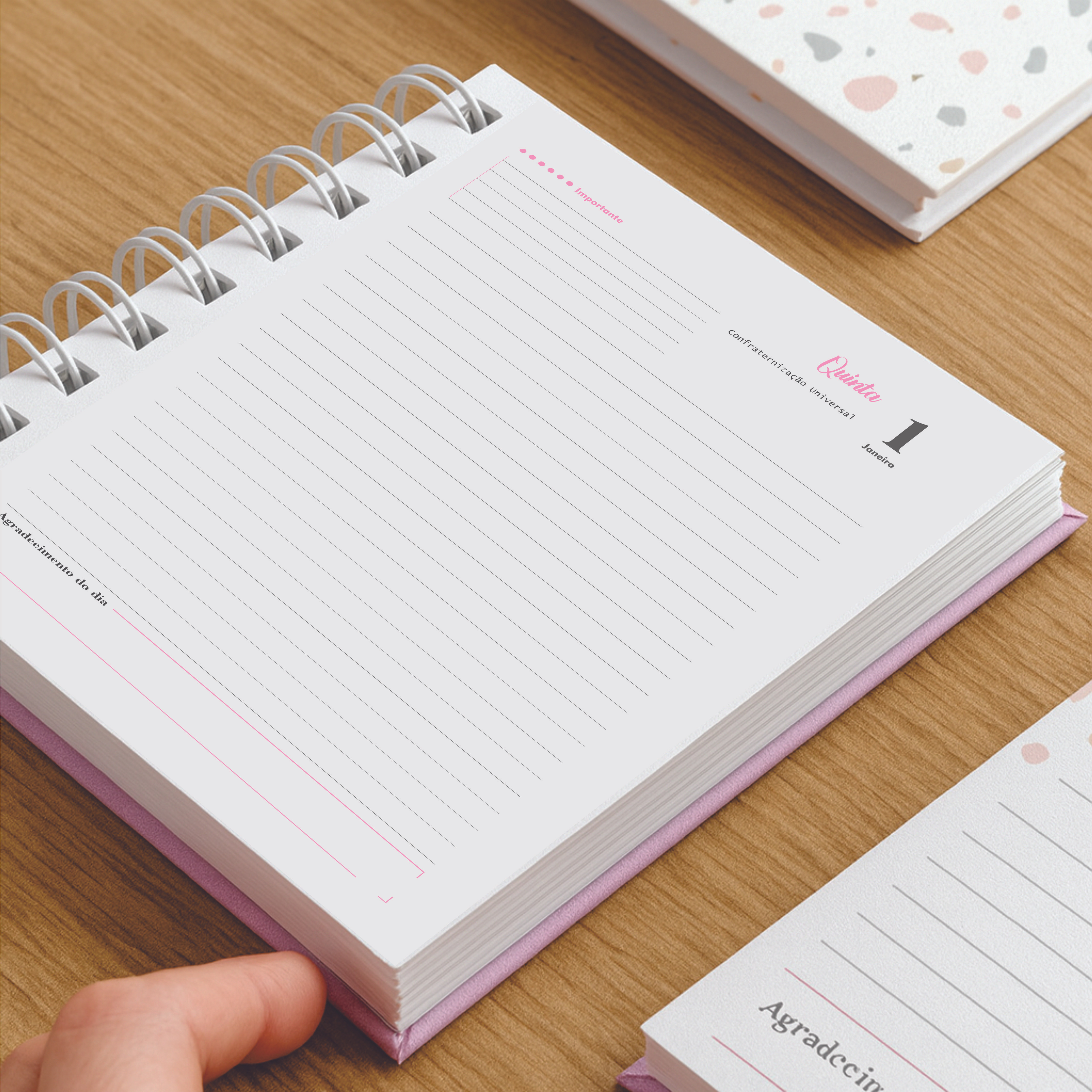 🌸 Agenda Feminina 2026 – Design Exclusivo (2 Arquivos) + Brinde Especial