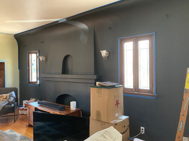 Accent wall complete