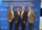Des représentants de la coalition formée par la Chambre de commerce et d'industrie de Québec (CCIQ), le Port de Québec et l'Association hôtelière de la région de Québec (AHRQ), réunis lors d'un événement clé pour le développement économique de la Capitale-Nationale.