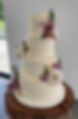 Buttercream textured wedding cake 4 tier