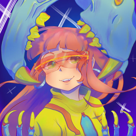 Neon Necromancer DTIYS