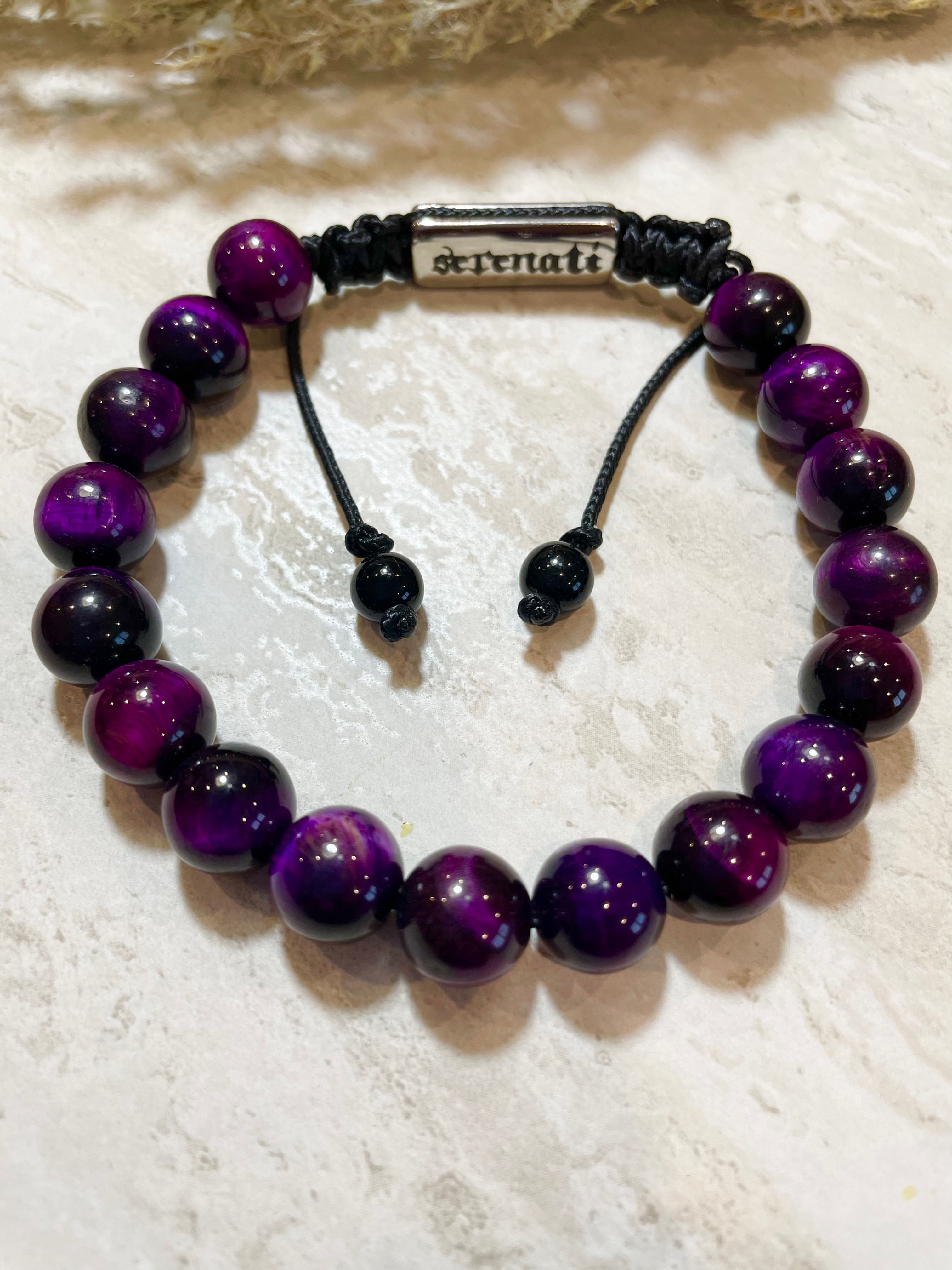 Purple Tiger Eye Paracord