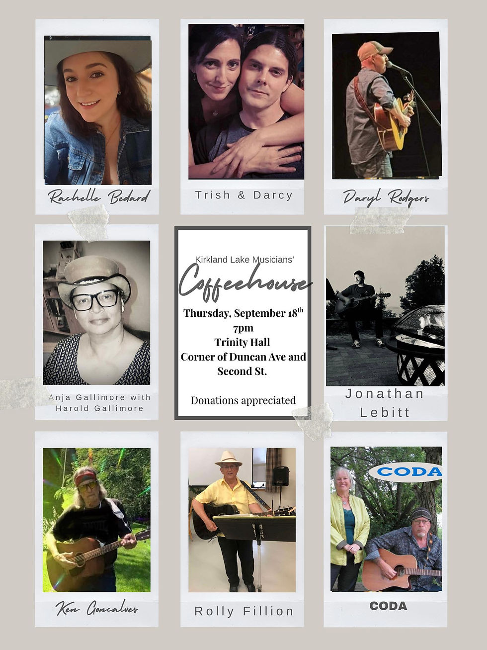 KL Musicians Coffee House: Sept 18