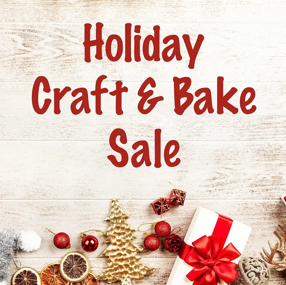 KL Legion Christmas Craft & Bake Sale: Sat Nov 19