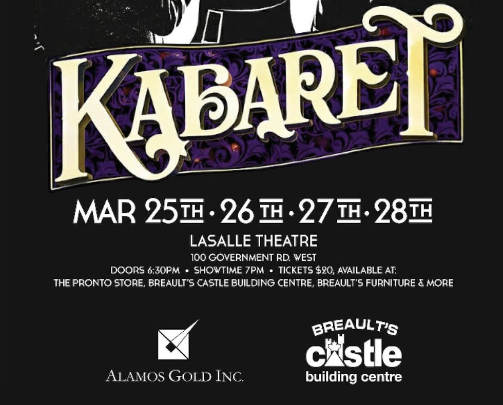 Kabaret: March 25-28