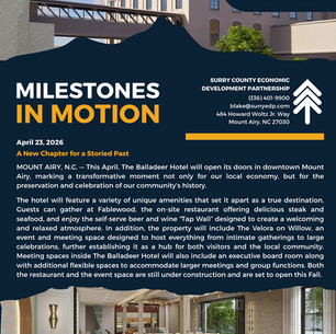 Milestones in Motion: A New Chapter for a Storied Past