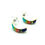 Thumbnail: Colorful Navajo Half Hoops #TSF813