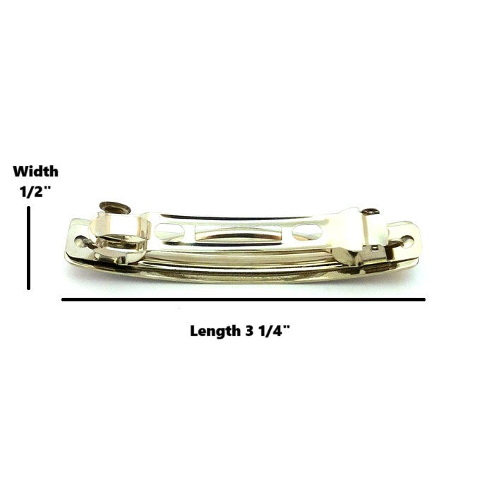 Thumbnail: Sterling Silver Navajo Hair Barrette #WSB237