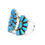 Thumbnail: Cluster Turquoise Cuff By Aaliyah Lowsayatee #AALZ4