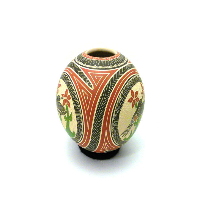Thumbnail: Mata Ortiz Red Hummingbird Pot #HMR714