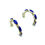 Thumbnail: Lapis Lazuli Navajo Hoops #LAH290