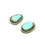 Thumbnail: Golden Hills Turquoise Zuni Earrings #GHL595
