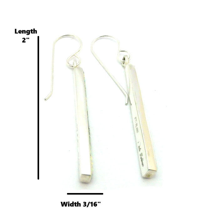 Thumbnail: Long Fire Opal Dangle Earrings #RTO654