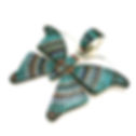 Thumbnail: Erwin Tsosie Large Micro Inlay Butterfly Pendant #ETB116