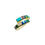 Thumbnail: Colorful Inlay Navajo Ring #MSR239