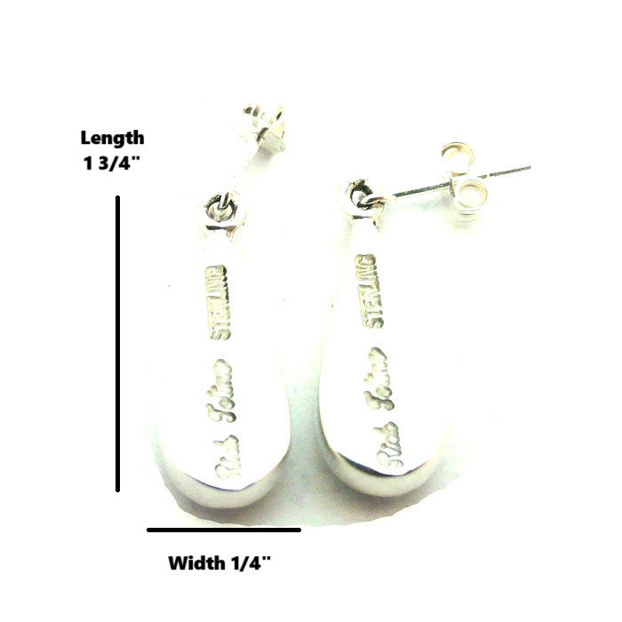 Thumbnail: Tear Drop Fire Opal Earrings #PBW500