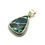 Thumbnail: Black Jack Turquoise Navajo Pendant #SHA035
