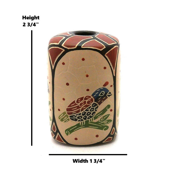 Thumbnail: Small Quail Mata Ortiz Vase #QUA133