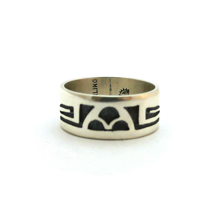 Thumbnail: Sterling Silver Hopi Ring Band #CLO611