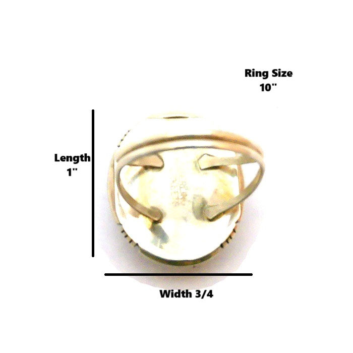 Thumbnail: Oval Lapis Lazuli Ring #ULI980