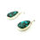 Thumbnail: Spiderweb Kingman Turquoise Dangle Earrings #SPI807