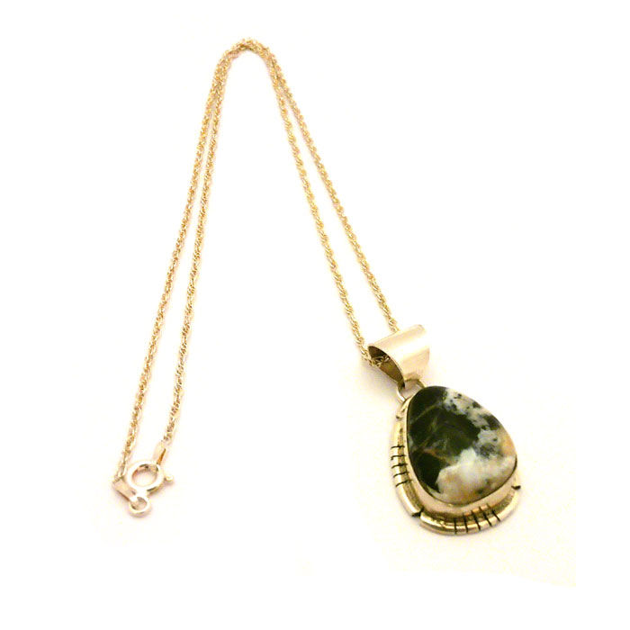 Navajo White Buffalo Necklace #NWB140