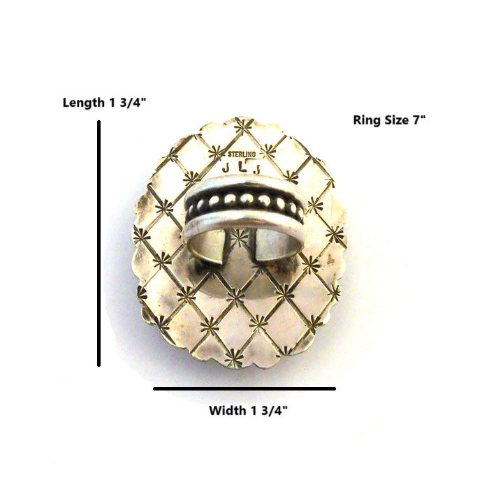 Thumbnail: Vintage Large Navajo Purple Spiney Oyster Ring #SPY333