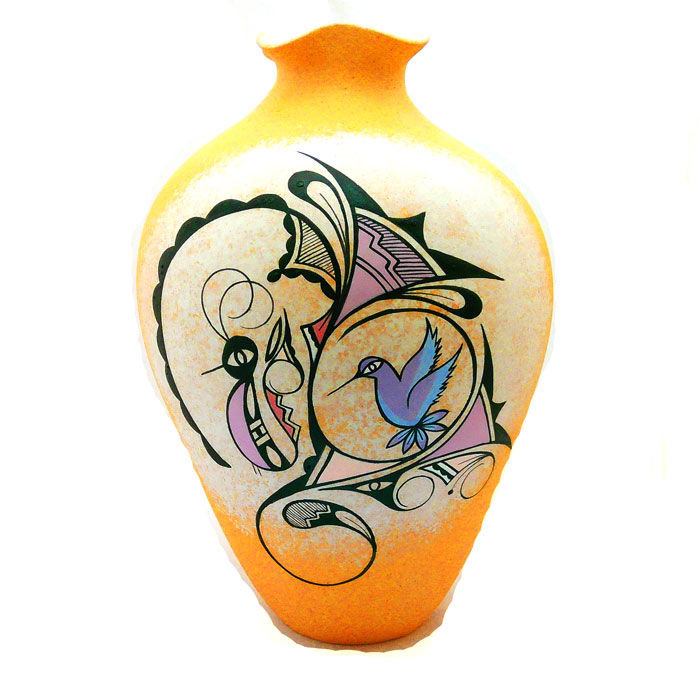 Thumbnail: Butterfly Zuni Vase By Tony Lorenzo #TON535