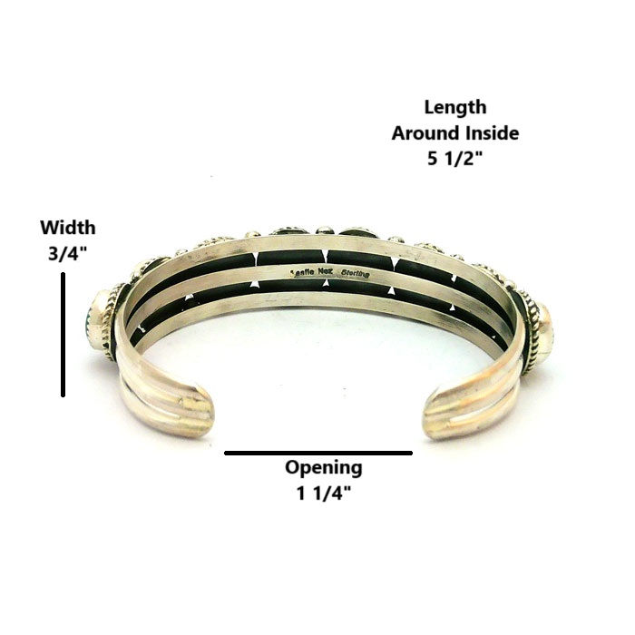 Thumbnail: Turquoise Cuff By Leslie Nez #LNE493