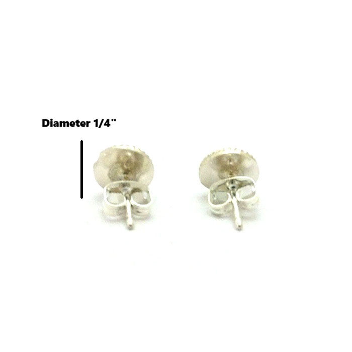 Thumbnail: Zuni Fire Opal Small Stud Earrings #WAB252