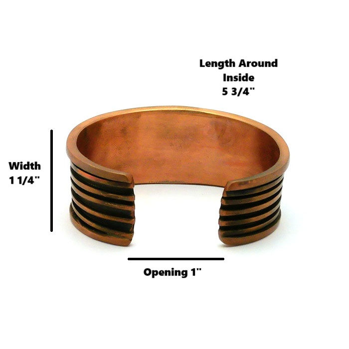 Thumbnail: Navajo Copper Cuff #BLC253