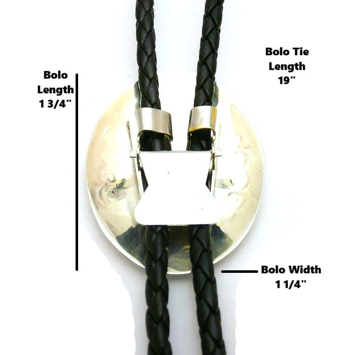 Thumbnail: Sterling Silver Navajo Bolo Tie #PAL277
