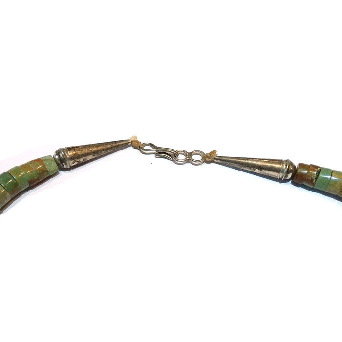 Thumbnail: Green Nevada Turquoise Heishi Necklace #GNT125