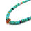 Thumbnail: Coleen Quandelacy Beaded Turquoise Necklace #KAA454