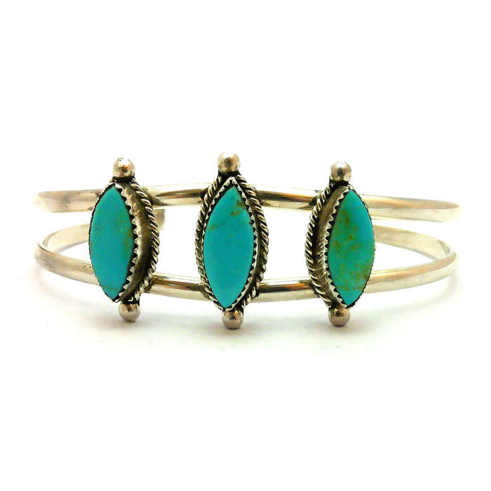 Thumbnail: Navajo Turquoise Cuff #AZU770