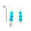 Thumbnail: Sleeping Beauty Turquoise Dangle Earrings #SLB726